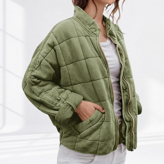 Fiona - Stijlvolle Oversized Gewatteerde Jas