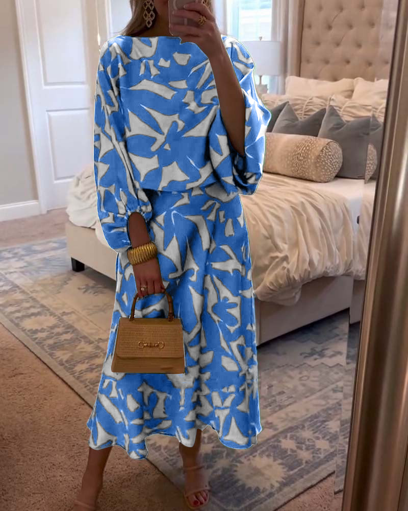 Laura - Tweedelige Set met Midi Rok