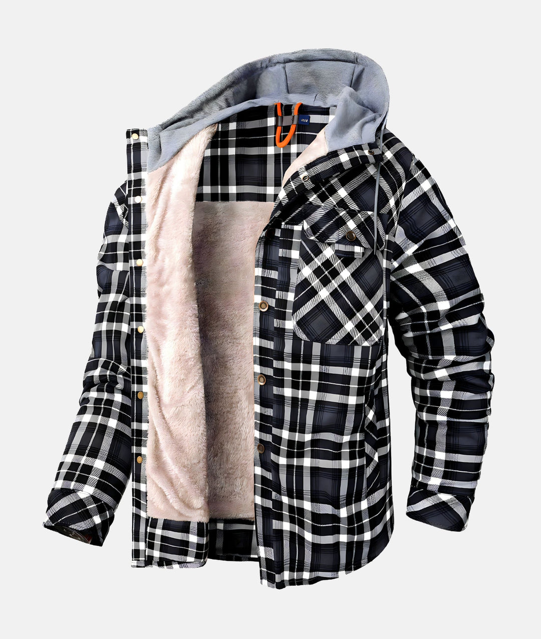 David | Casual Warme Geruite Teddy Jas