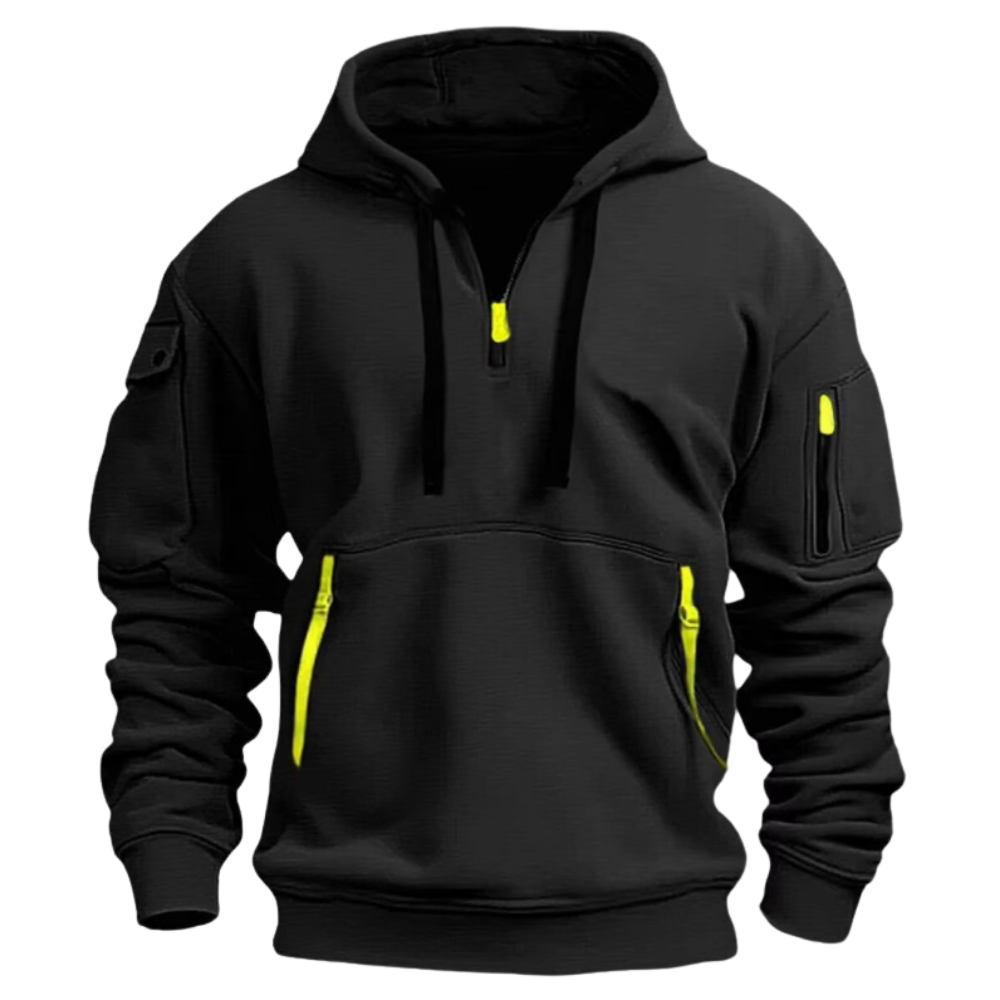 Bas – Winterhoodie met stijlvol design, perfect voor de kou