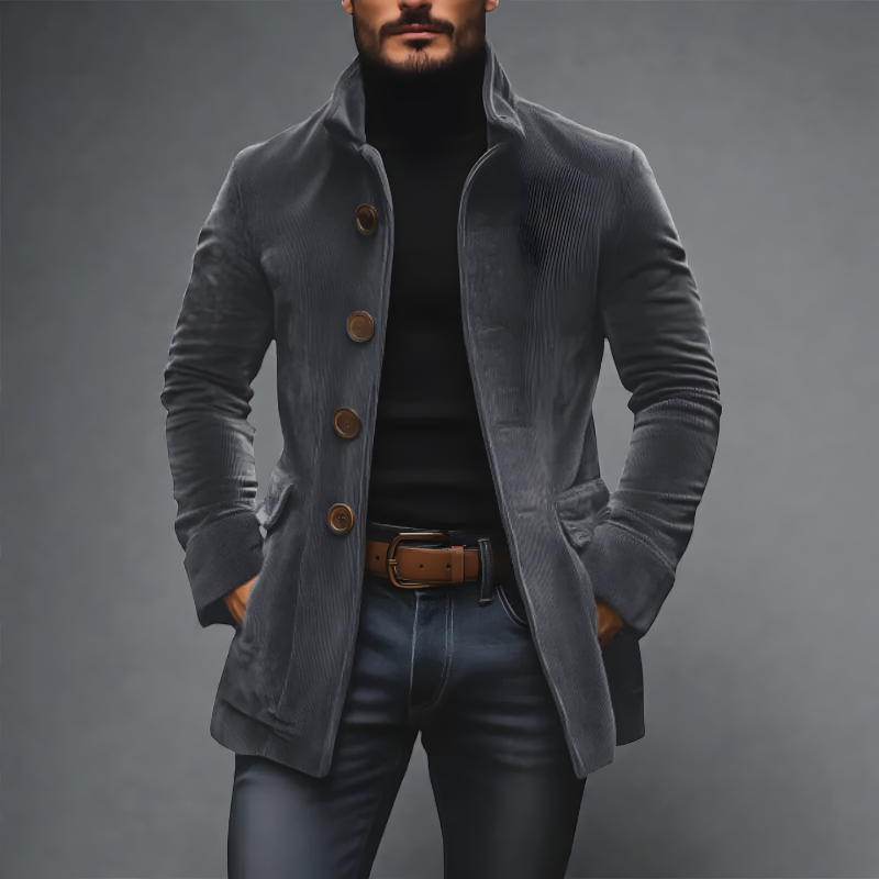 Lucas - Elegante Korte Wollen Jas