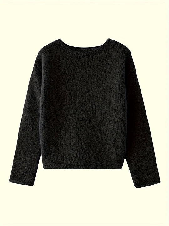Alison - Elegante Oversized Ronde Hals Trui