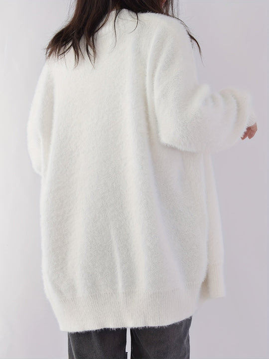 Linda - Elegant Oversized Mohair Vest