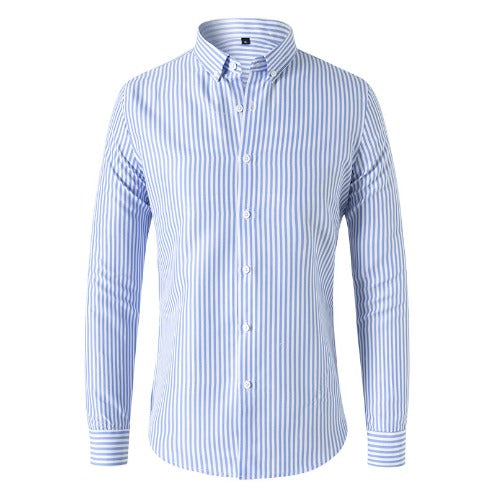 Bruno - Gestreept Overhemd Slim Fit Business Heren