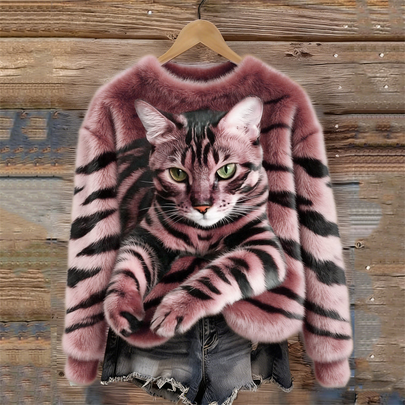 Manon - Stijlvolle Oversized Ronde Hals Sweater
