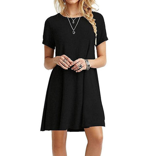 Sandra - Comfortabele Basic Jurk