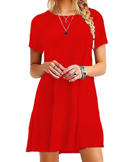 Sandra - Comfortabele Basic Jurk