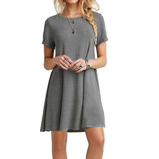Sandra - Comfortabele Basic Jurk