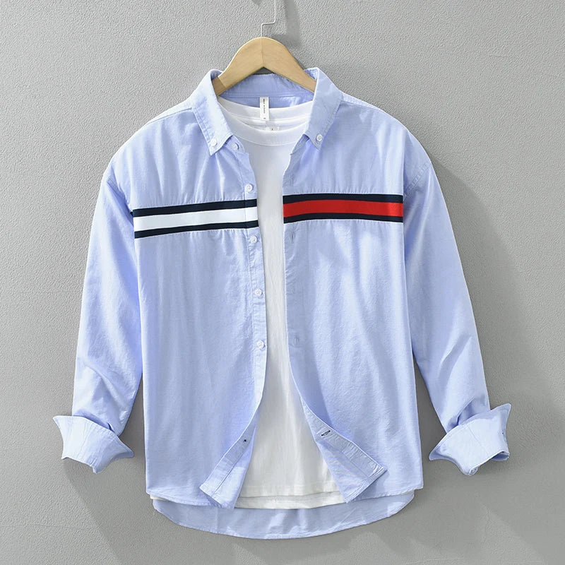 Jeroen - Casual Patchwork Overhemd - Gedurfd & Stijlvol - Heren-1