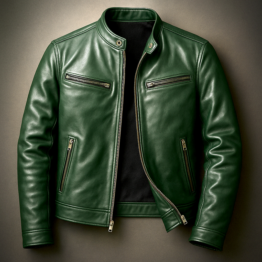 Scott - Stijlvolle Slim Fit Leren Jas