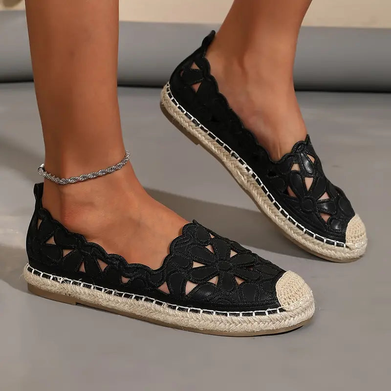 Rosalie – Casual espadrilles met een stijlvol bloemenpatroon