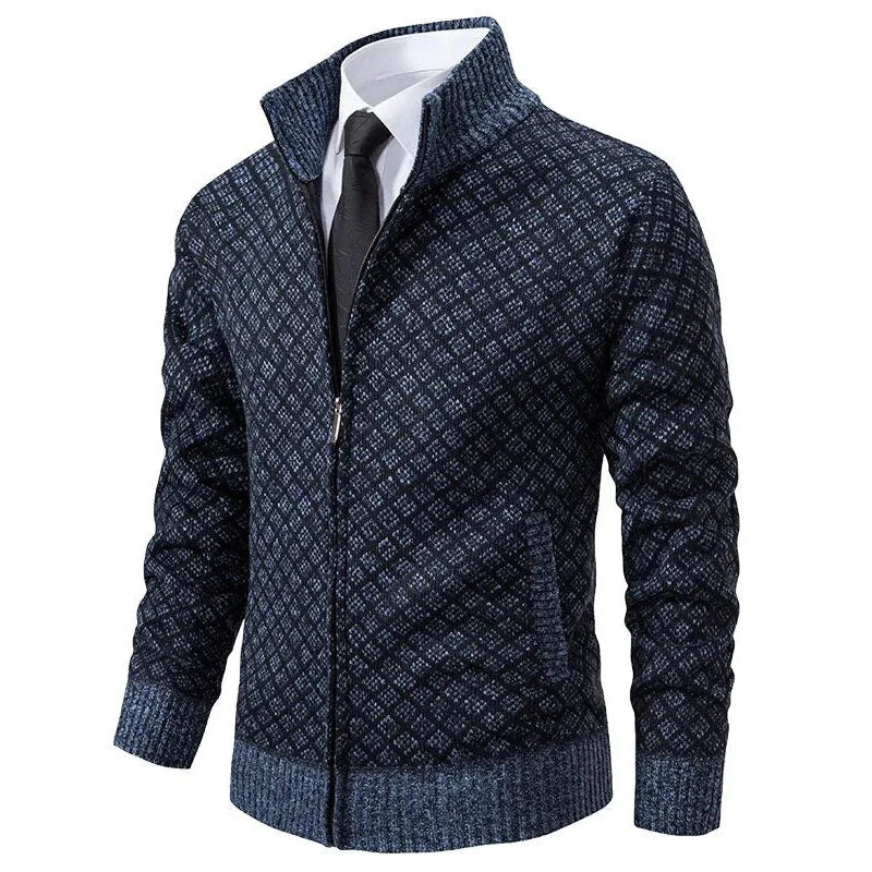 Mason - Klassiek Gebreid Rits Vest