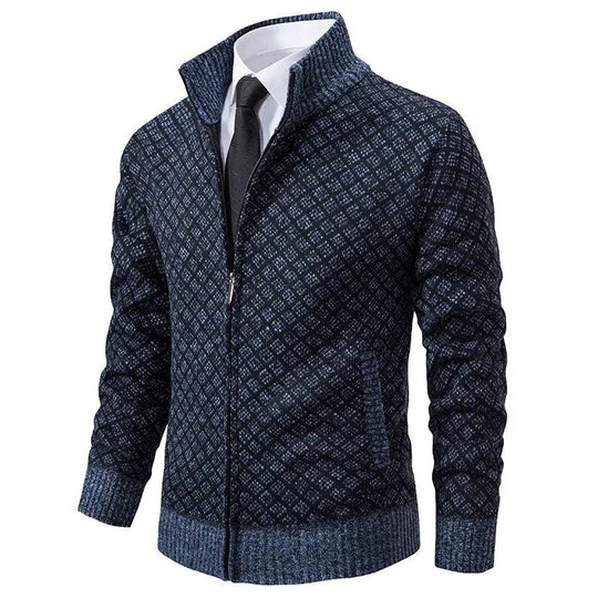 Mason - Klassiek Gebreid Rits Vest