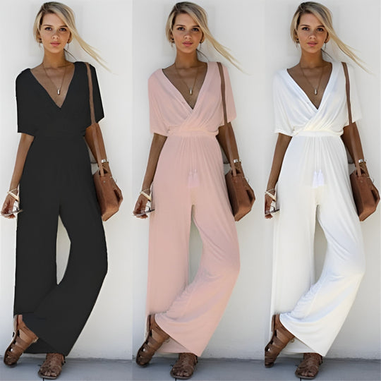 ByJules - Zomerse Jumpsuit met Luchtige Stof en Trendy Look