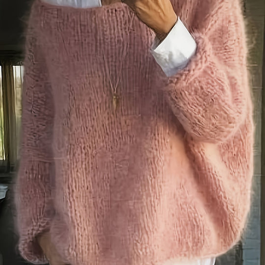 Alison - Elegante Oversized Ronde Hals Trui