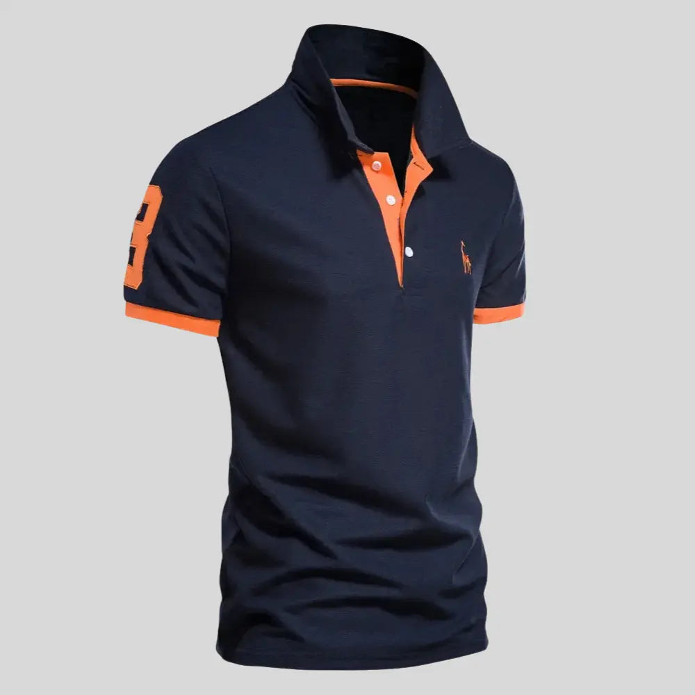 Diego - Sportieve Polo Korte Mouw Slim Fit Heren
