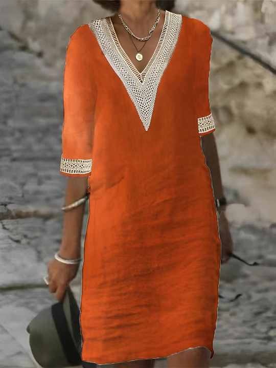 Zara - Luchtige Linnen Zomerjurk Dames