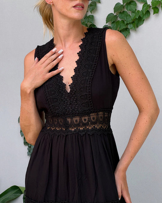 Kanten Zomerjurk Dames Elegant - Nova