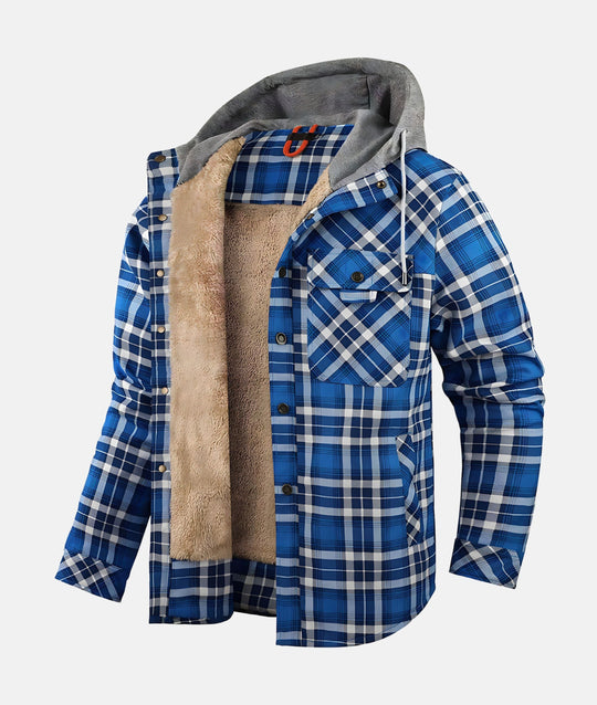 David | Casual Warme Geruite Teddy Jas