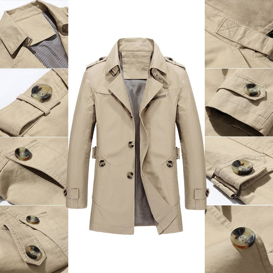 Thomas – Elegante trenchcoat voor heren