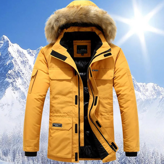 Nolan - Parka heren met bontkraag