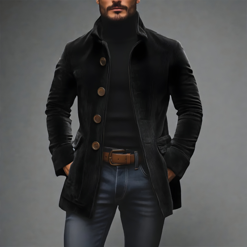 Lucas - Elegante Korte Wollen Jas