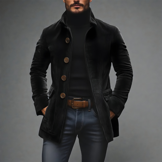 Lucas - Elegante Korte Wollen Jas