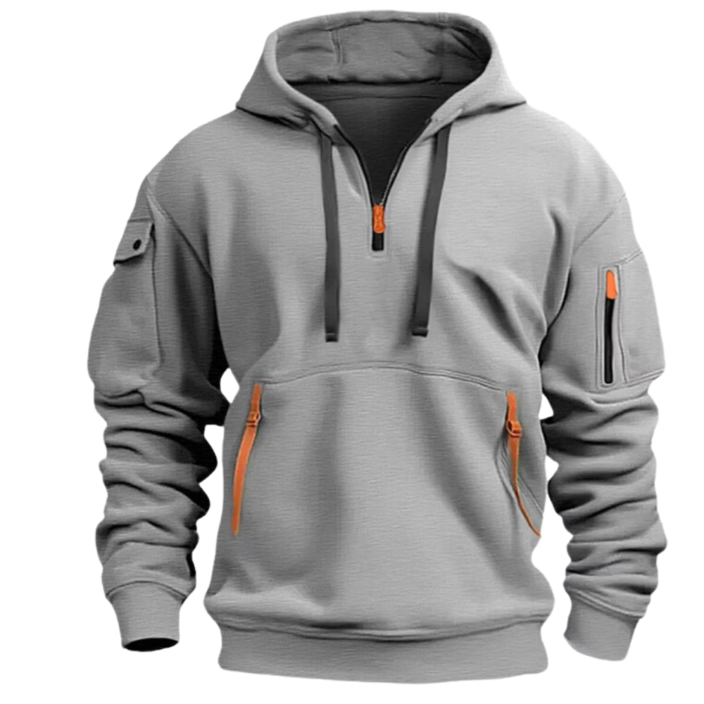 Bas – Winterhoodie met stijlvol design, perfect voor de kou