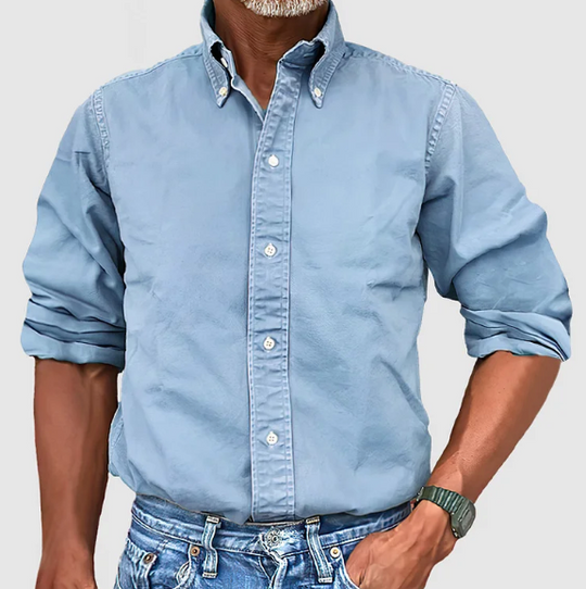 Bastian - Klassiek Oxford Casual Overhemd Heren
