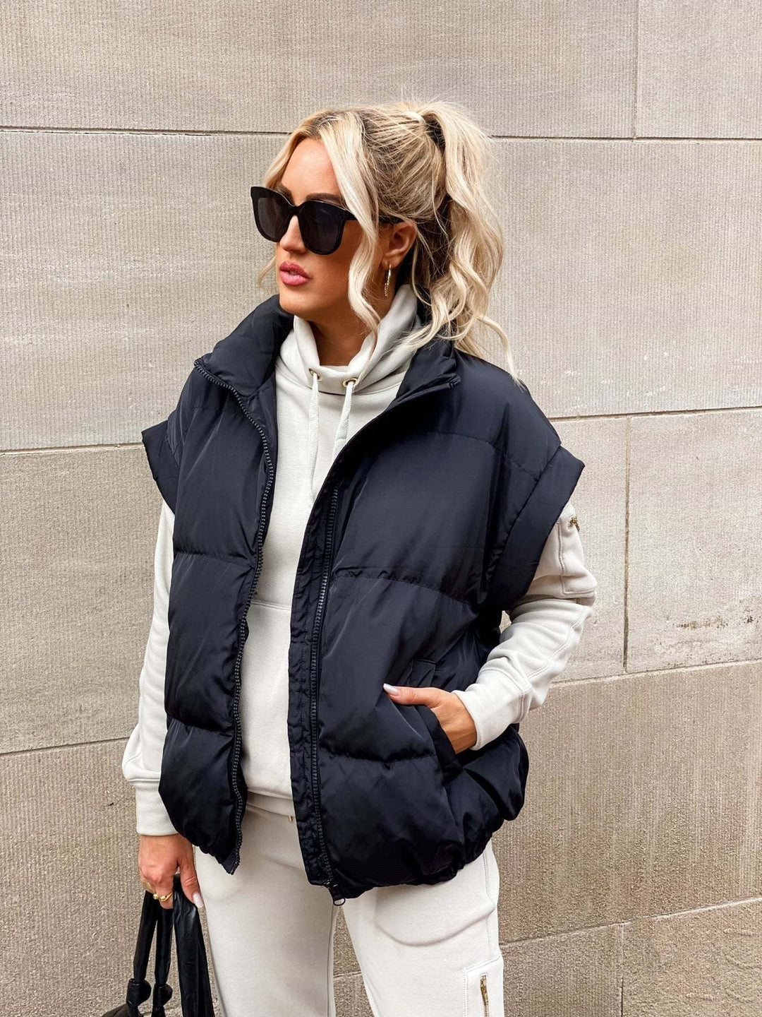 Cléo - Bodywarmer dames oversized
