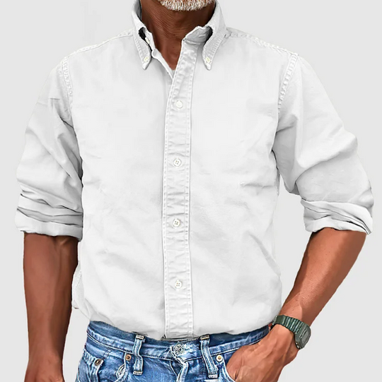 Bastian - Klassiek Oxford Casual Overhemd Heren