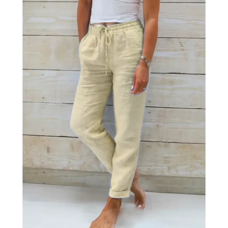 Emma - Linnen broek dames