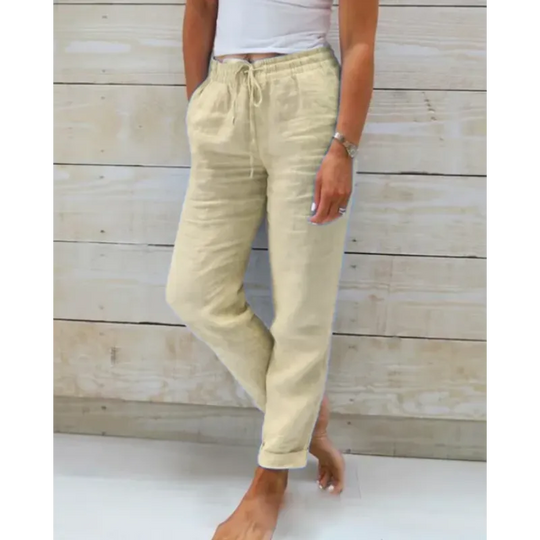 Emma - Linnen broek dames