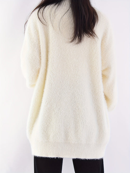Linda - Elegant Oversized Mohair Vest