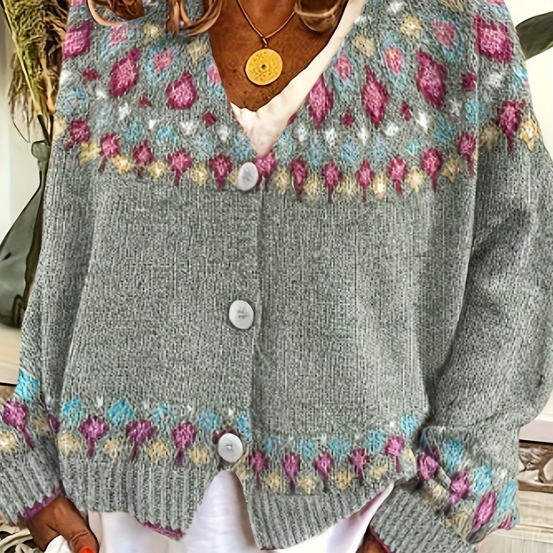 Suzanne - Elegant Boho Knopen Vest