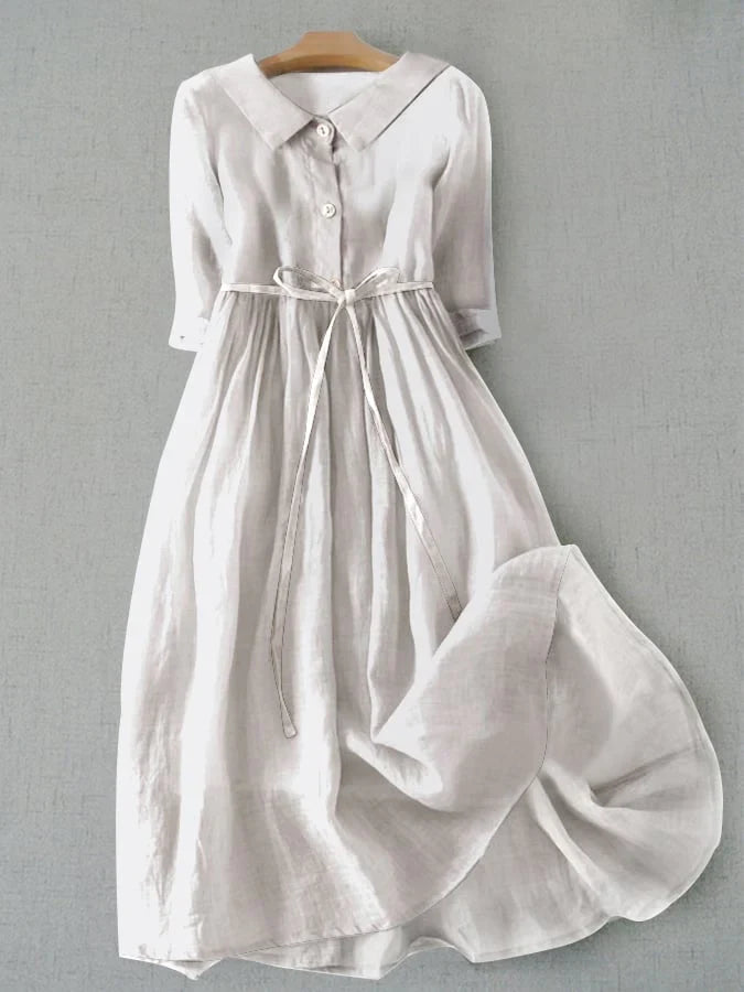 Ivy | Linnen Blousejurk Dames Met Ceintuur