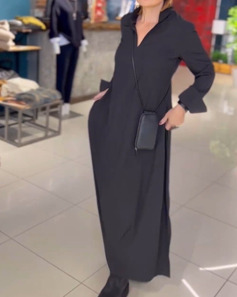 Casual Maxi Jurk Dames Lang - Sofia