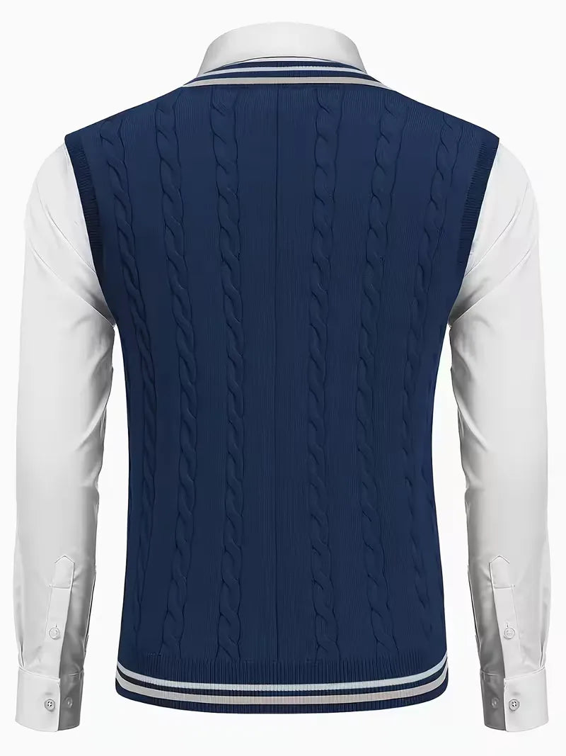 Fabio - Klassiek V-Hals Vest