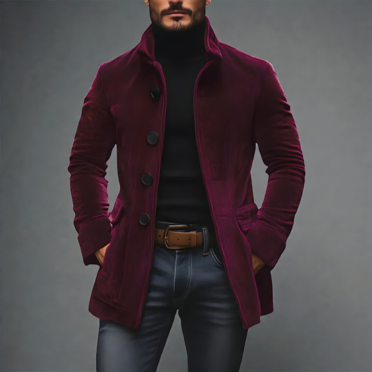 Lucas - Elegante Korte Wollen Jas