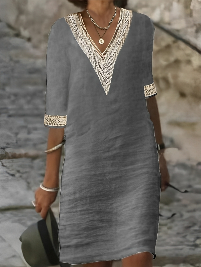 Zara - Luchtige Linnen Zomerjurk Dames