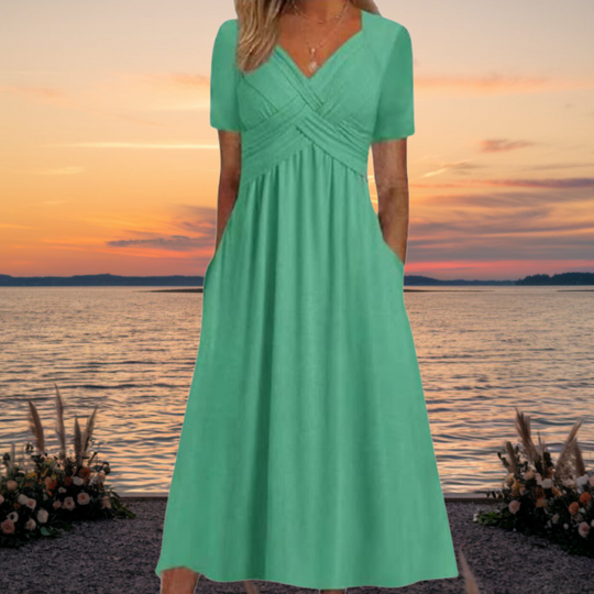 Zomerjurk Dames Tijdloos Elegant - Marit