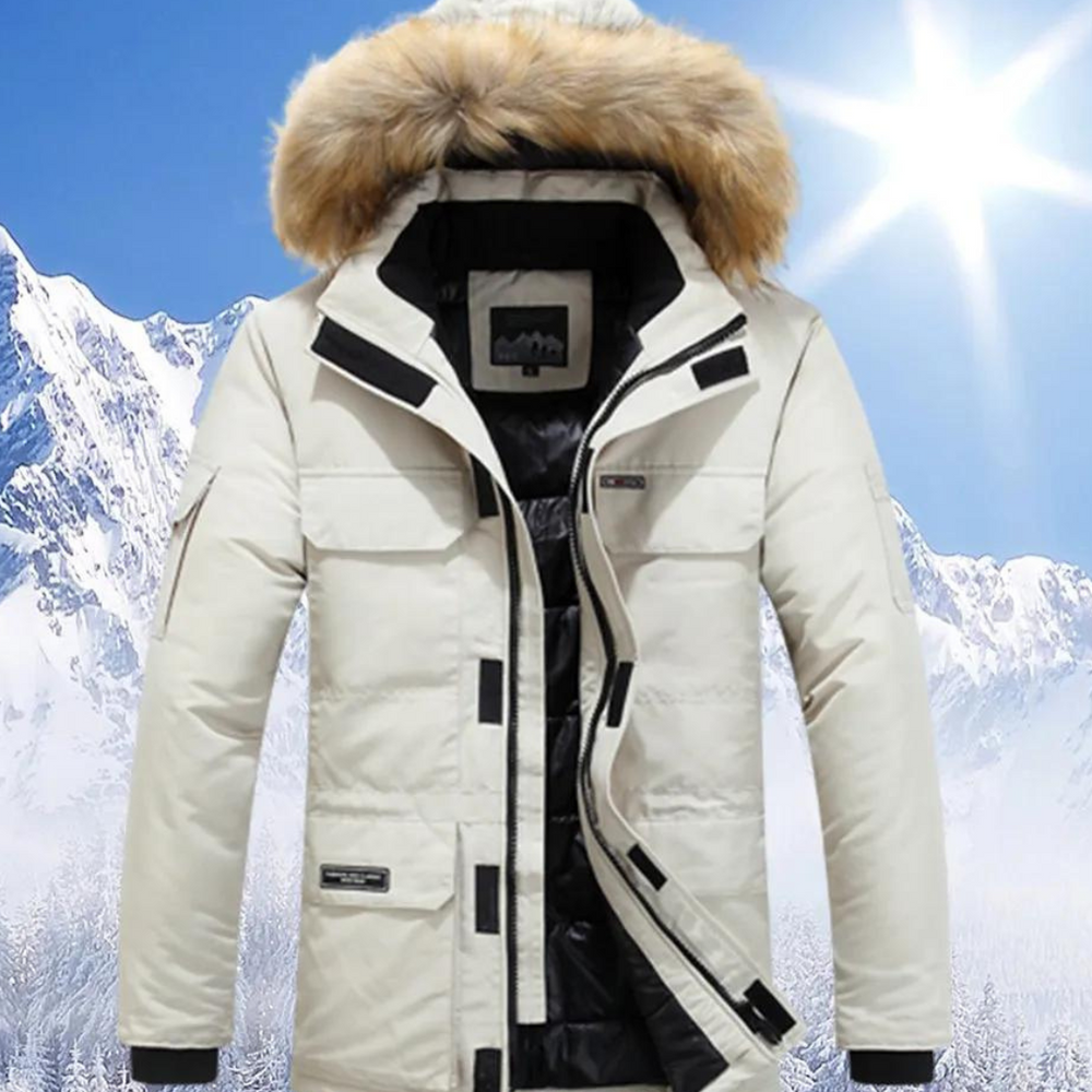 Nolan - Parka heren met bontkraag