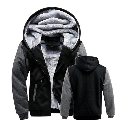 Hugo - Heren jas fleece capuchon