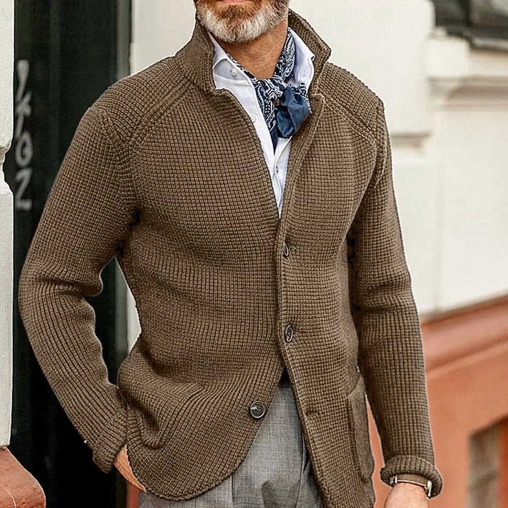 Louis - Heren vest gebreid chic