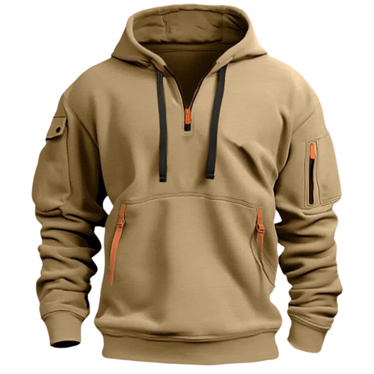 Bas – Winterhoodie met stijlvol design, perfect voor de kou