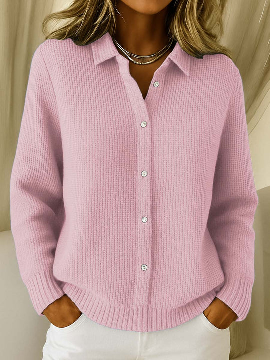 Renate - Elegant Oversized Knopen Vest