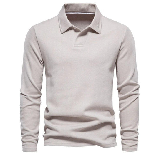 Variant image for Jeroen - Heren Poloshirt Lange Mouwen - Tijdloos - Casual-6