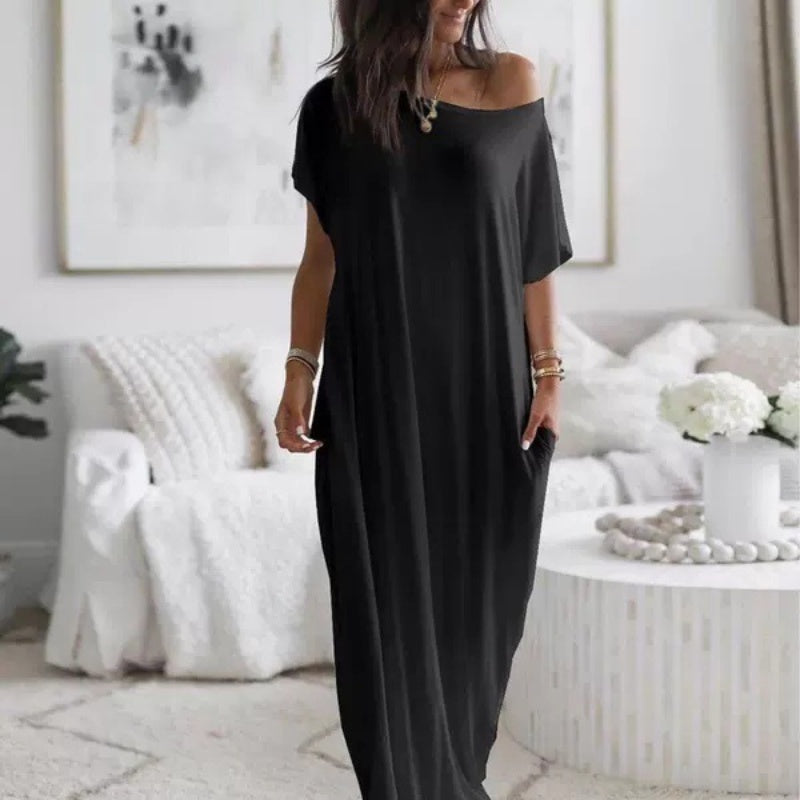 Annelies - Comfortabele Losse Maxi Jurk