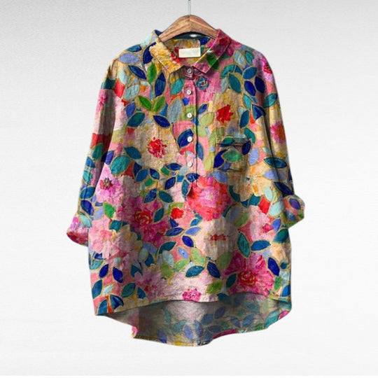 Lotte - Stijlvolle Bloemen Blouse