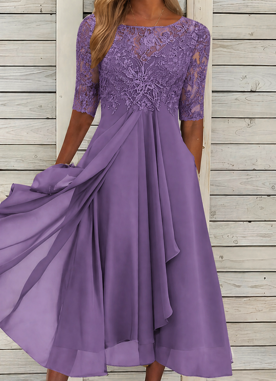 Kanten Maxi Galajurk Dames Elegant - Sophie